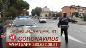 Animalisti Onlus Italia emergenza coronavirus